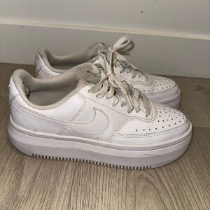 Women's White Nike Air Force 1 Sneakers